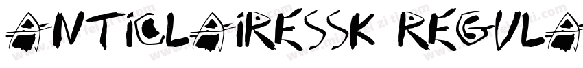 AnticlaireSSK Regula字体转换
